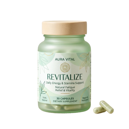 Aura Vital Revitalize – Dagligt stöd för energi, uthållighet och vitalitet hos män